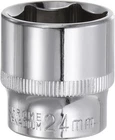Harfington 6-POINT Socket 3/8" Drive 24MM Deep 1.26" Length 45# Steel Metric... New. Price: $14.99.
