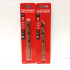 Craftsman Titanium Drill Bit 3/8 New - With 1/4 Shank 2 Pack. Price: $16.99.