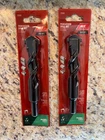 New Pair Ace 1" X 6" Carbide Masonry Cement Percussion Drill Bit Heavy Duty. Price: $9.95.