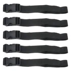 Sydien Black Nylon Strap (3.9FT) Buckle 1"X47"(5PCS), New. Price: $16.09.