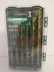 Masterforce Pc Impact Rugged Titanium Drill Bit Set Hex Shank 1/16"-1/4" New. Price: $9.99.