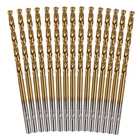 Mulwark M35 15 Piece Cobalt Drill Bit Set - Titanium Nitride Coated Metal 1/8 In New. Price: $11.99.