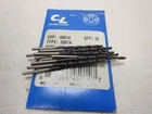 Chicago Latrobe (45014) #44 Jobber Length Drill Bits Tiain Finish - Lot Of 12 New. Price: $33.20.