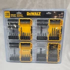 Dewalt DWA110SET Impact Ready Drill Driver Bit 110-PIECE Clear Tough Case New. Price: $29.99.