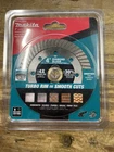 Makita 4" (in) Diamond Blade Turbo Rim Masonry B-69680 (HPB016320) New. Price: $12.95.