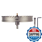Cenyb 8 INCH200MM Tungsten Carbide Tipped Hole Saw 2PCS Titanium-plated Pilot New. Price: $129.98.