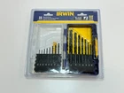 New Irwin Tools Black Oxide Metal Drill Bit Set 15-PIECE # 314015 W/ Hard Case. Price: $16.95.