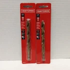 Craftsman Titanium Drill Bit 3/8 New - With 1/4 Shank 2 Pack. Price: $16.99.