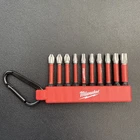 Milwaukee Shockwave Bit Set With Carabiner 10 Piece T15 T20 T25 T30 T40 PH2 PZ2 Neu. Price: $28.06.