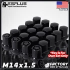20X Tesla Oem Wheel Lock Set Black M14X1.5 Fit Model 3/Y/S/X Stock New. Price: $44.99.