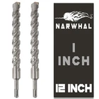 Sds Plus Inch Masonry Drill Bit For Rotary Hammers (12" Length - Pack) Ca... New. Price: $34.44.