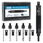 Minova Rivet Removal Tool, High Cobalt Drill Bit, Black New. Price: $90.29.