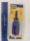 New 1-1/4" Irwin Marathon Hole Saw 373114A 3/8" Arbor Bi-metal Blue. Price: $6.99.