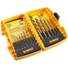 Dewalt Gold Ferrous Pilot-point Twist Drill Bit Set, 14-PIECE New. Price: $20.35.