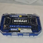 New, Sealed Kobalt 100 Piece Screwdriver Bit Set In Case, #1483287, Pls See Pics. Price: $17.95.