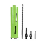 1/2 Inch Dry Core Drill Bit With Pilot & Pcs Adapters (sds Plus Adapter/ New. Price: $49.99.
