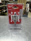 Milwaukee (49-57-8623) 1 3/8" One Piece Carbide Hole Cutter New. Price: $20.00.