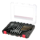 100PC Wood Plastic Metal Masonry Drill Bits W/ Nut Drivers And Hole Saw Kit New. Price: $48.00.