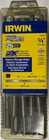 Irwin 4935460 1/4" X Sds Speed Power Hammer Drill Bits 25 Pack New. Price: $44.00.