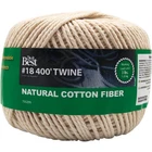 Do It Best #18 X 400 Ft. Natural Cotton Twine 705295 Sim Supply, Inc. New. Price: $11.75.
