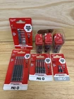 Lot Of 7 Milwaukee Assorted Shockwave Impact Duty Bits - DN80 Open. Price: $64.99.