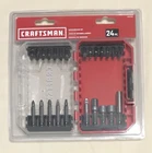 Craftsman Piece Screwdriving Bit Set With Case CMAF1224 New. Price: $8.49.