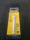 Irwin 50532 Carbide Tipped Masonry Drill Bit 1/2 X In. For Glass And Tiles New. Price: $12.99.