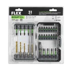 Flex Stack Pack 31-PC Impact Drill & Drive Bit Set FAM10001-31 New. Price: $28.49.