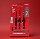 Milwaukee #6/#8/#10 Countersink Drill Bit Set For Clean Wood, 48-13-5003 New. Price: $16.95.