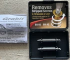Alden Grabit Remover Kit Removes Stripped Screws In Seconds #2 & #3 Heads Used. Price: $14.50.