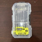 New Ryobi Black Oxide Impact Drill And Drive Bit Set (28-PIECE). Price: $29.99.