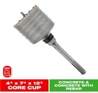 Diablo DMAMXCC5050 Sds-max Carbide Tipped Core Bit New. Price: $171.20.