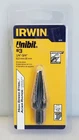 Irwin 10233 #3 Unibit Step Drill Bit, 1/4" - 3/4", Speed Point Hss Usa New. Price: $19.95.