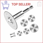 Litkiwi 1/4-INCH Hex Shank Rotary Drill Saw(with 5PCS Blades),hss Disc Wheel New. Price: $11.48.
