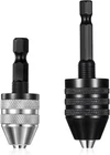 2 Pcs Keyless Drill Chuck For Impact Driver, 1/4 Inch Hex Shank New. Price: $12.75.