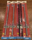 (4) New Ace 1/2" X 13" Percussion Masonry Drill Bits # 2108348. Price: $14.99.