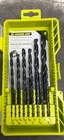 Ryobi A971502 15-PIECE Round Shank Black Oxide Drill Bit Set New. Price: $15.90.