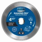 Century Drill & Tool; Diamond Pro 4-1/2" Continuous Rim Blade Wet, 75457 New. Price: $9.87.