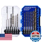 Sinyeenglon Hex Shank Cobalt Drill Bit Set 16PCS 1/16"-3/8", M35 Hss Twist Impac New. Price: $69.71.