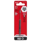 (j) Milwaukee Shockwave 1/2" Square Recess #2 Impact Power Bit (48-32-4572) New. Price: $8.99.