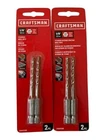 Craftsman 1/8 Inch Hex Shank Titanium Nitride Coating Drill Bits, 2 Pk CMAM1308 New. Price: $13.59.