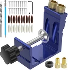 47PCS Pocket Hole Jig Adjustable Punch Locator 15 Degree Angle Drill Guide New. Price: $27.92.
