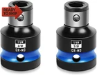 Blackrobot 2PCS Impact Bit Holders 3/8 Inch Square Drive To 1/4 Hex Socket New. Price: $17.48.