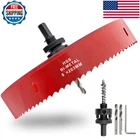 Hordion 203MM/8 Inch Hole Saw Bi-metal Drilling Tool Twist Bit And New. Price: $34.75.