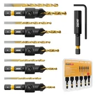 12 1/4" Hex Shank Countersink Drill Bits Set M42 Cobalt,dual-edge Tapered New. Price: $10.59.