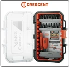Crescent Apex 18 Piece Drive Bit Set Impact Rated U-guard Hard Alpha Case New. Price: $12.49.