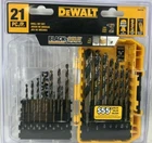 Dewalt DWA1181 Black And Gold Drill Bit Set 21-PIECE New. Price: $39.95.