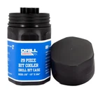 Empty Drill Bit Index/case, Holds 29 Sizes, Round Plastic Cooler, 1/16-1/... New. Price: $22.93.