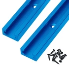 Hottarget Aluminum Inch T-track With Wood Screws Double Cut 24", Blue New. Price: $27.87.