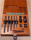 Vintage Fuller Countersink Pilot Drill Bit Set Plug Cutters Wooden Case 10393008 Used. Price: $79.99.